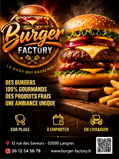 Burger Factory — Flyer